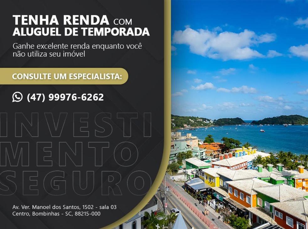 Confortavel Apartamento Em Condominio Com Piscina Bombinhas Exterior foto